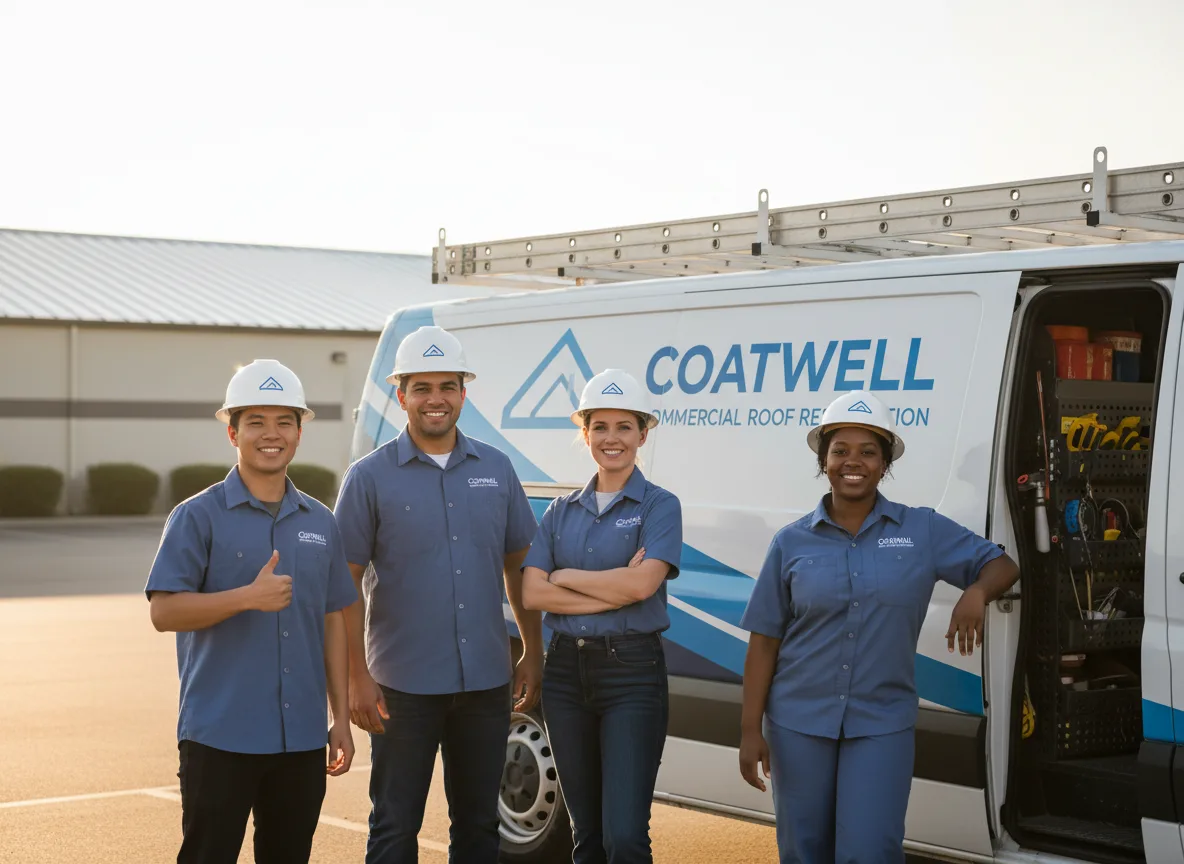 Commercial roof coating company in Lanark, IL